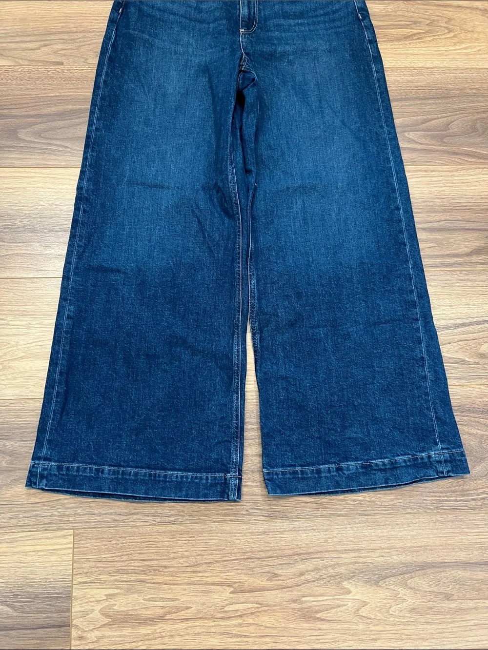 Paige Wide Leg Harper Jeans in Gracie Lou Size 30 - Picture 7 of 14